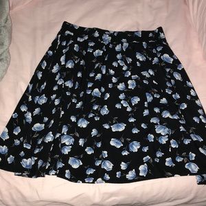 Forever 21 Floral Print Skirt